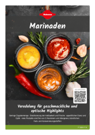 Flyer Marinaden-Programm