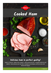 Flyer about seasonings for cooked ham