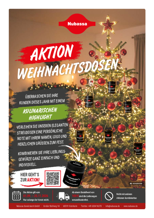 Weihnachtsaktion 2026