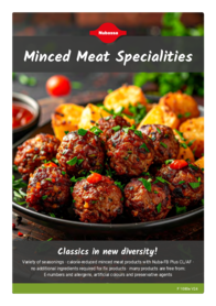 Flyer about seasonings for minced meat