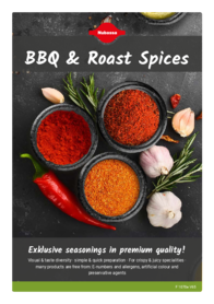 Flyer about BBQ and roast spices
