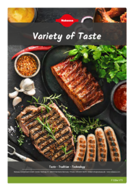 Brochure about our company with various flyers