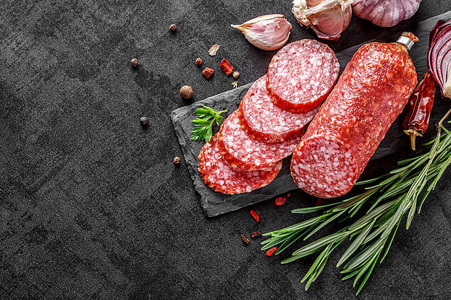 Traditionelle Raeucherwurst