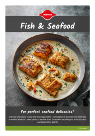Flyer about seasonings for fish and seafood