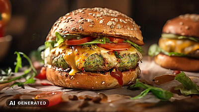 Gr&uuml;nkern Burger