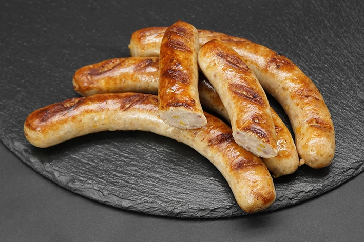 BBQ-Bratwurst Knoblauch-Cheddar