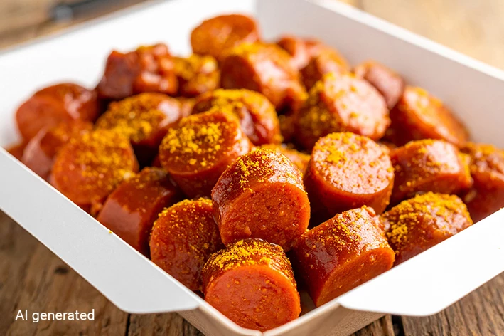 Berliner Currywurst Halal -fettreduziert-