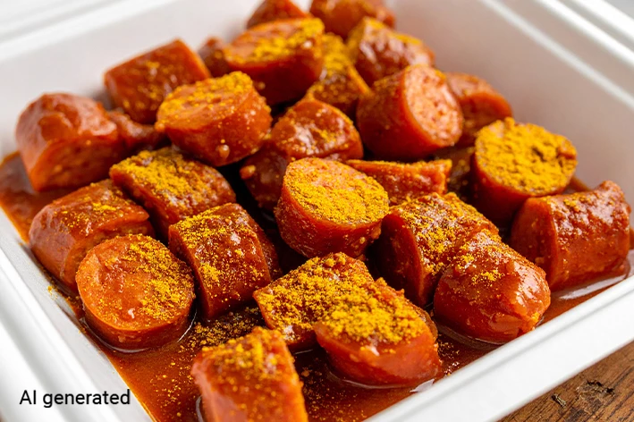 Curry-Bratwurst