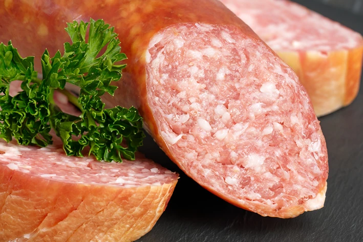 Mettwurst grob, mit Rum -Schnellreifung-