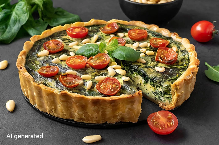 Spinat-Quiche