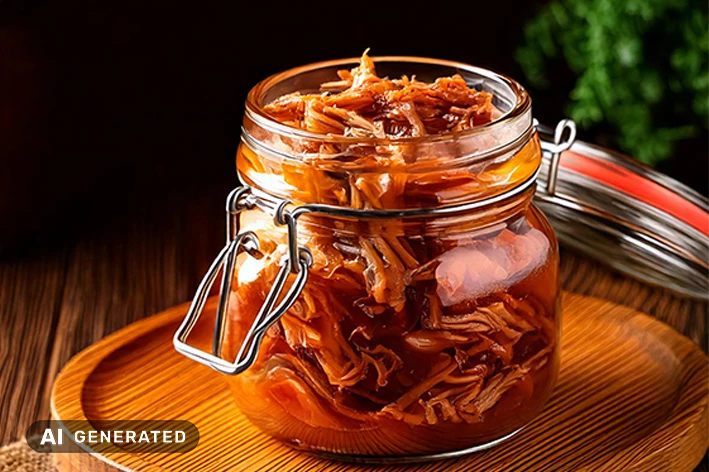 Pulled Pork im Glas (3/4 Konserve ohne Nitrit)