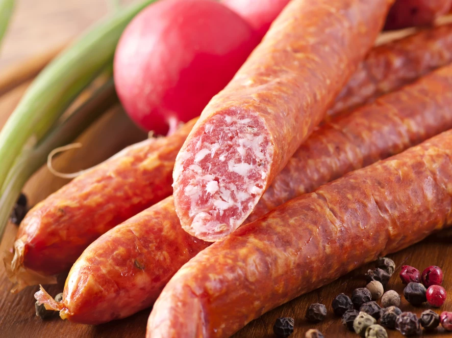 Grobe Mettwurst -Naturreifung-