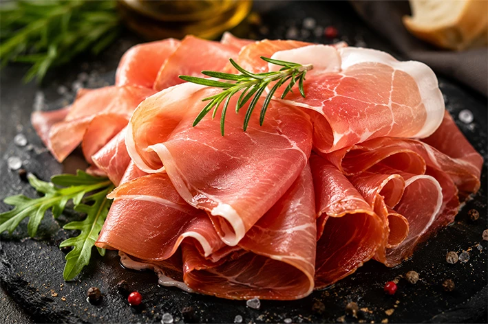 Schinkenspeck extra würzig, Naß-Trocken-Pökelverfahren