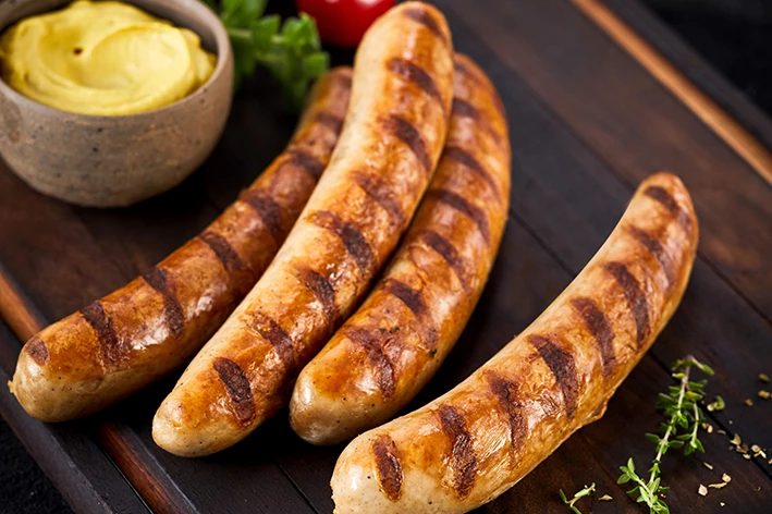 Hausmacher Grill-Bratwurst CL/AF -mit Kümmelnote-