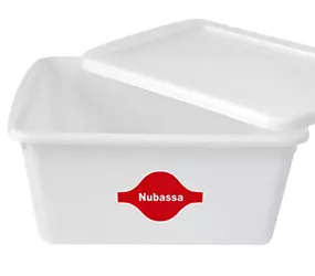 Plastikwanne mit Deckel