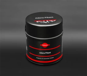 Pikante Würzung mit Paprika, Zwiebeln, Chili und Kreuzkümmel für orientalische Hackfleischprodukte. 80 g Dose (Metall)